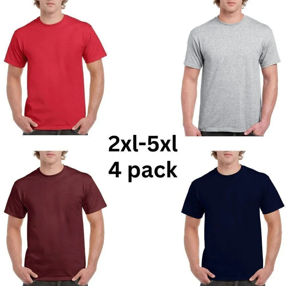 NEW 4 pack unisex/ men women shirt short sleeve 4 shirts great deal!